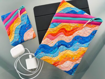 10h00 às 14h00 | PORTA TABLET - QUILTING LIVRE | FABIA DINIZ